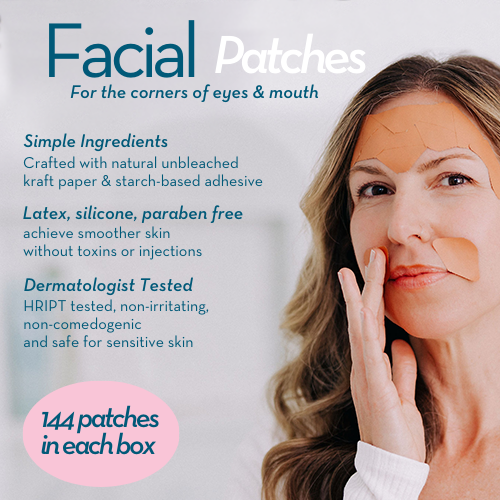 Facial patches for corners of eyes and mouth 144 patches 