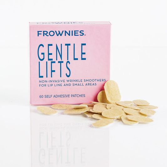 Frownies gentle lifts, the patches are shown outside the packaging on a clean white background 